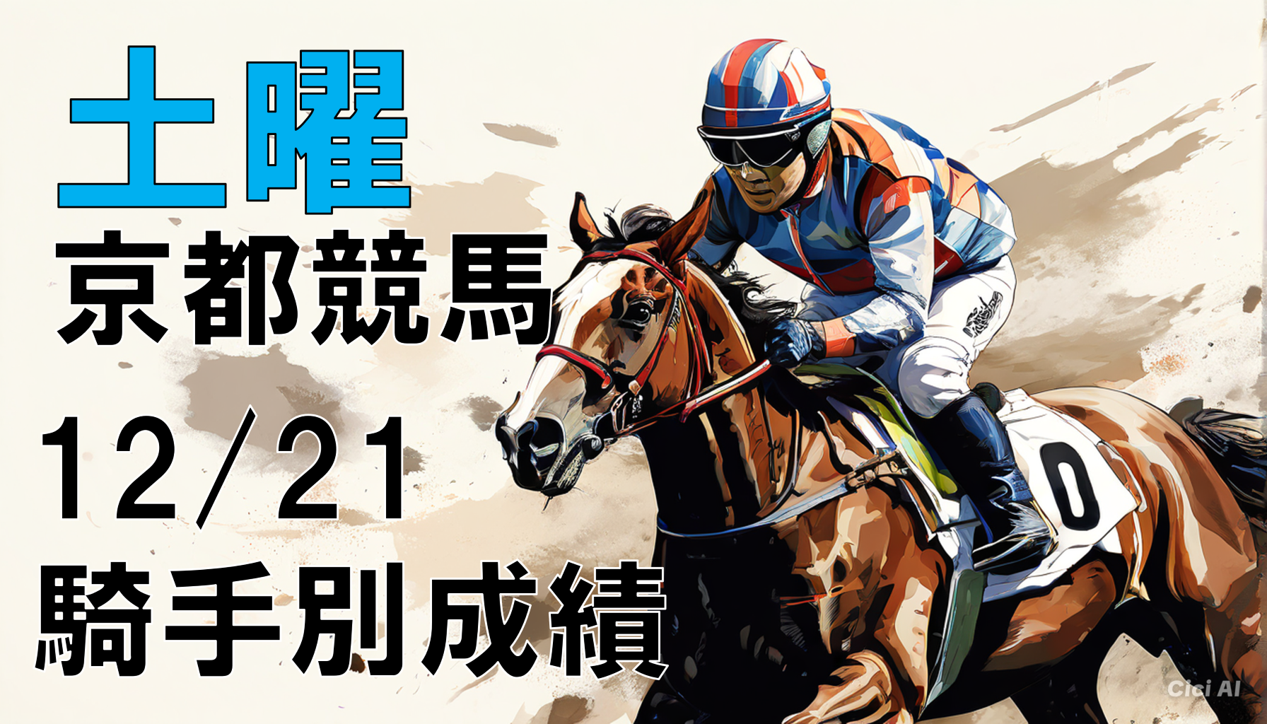 京都競馬20241221騎手別成績