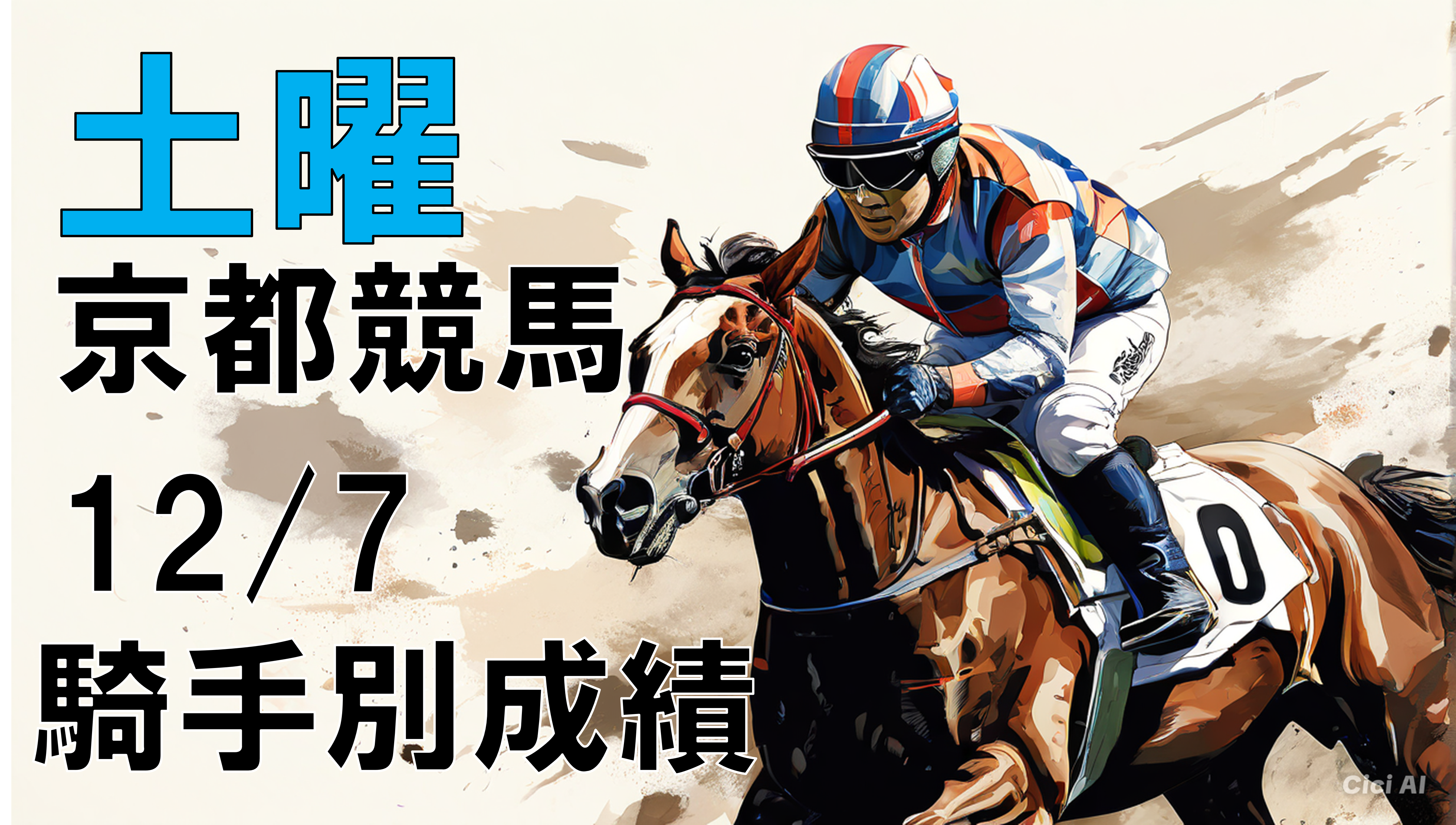 京都競馬20241207騎手別成績