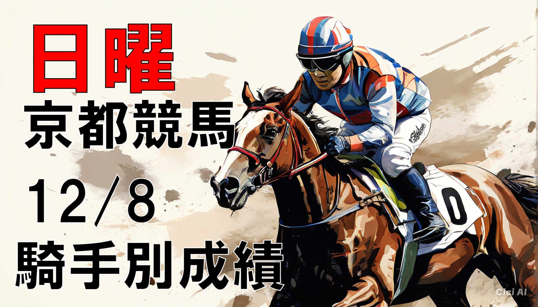 京都競馬20241208騎手別成績